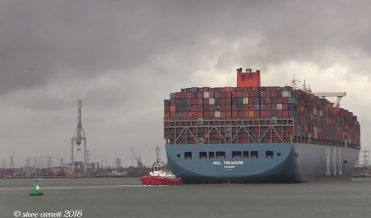 Aankomst live zien van grootste schepen ter wereld