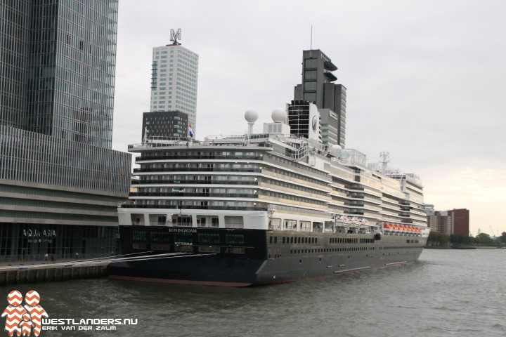 MS Koningsdam uitgeweken naar Rotterdam