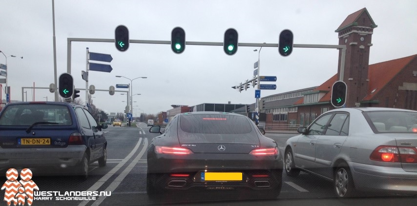 Mercedes AMG GTS gespot op Nieuweweg
