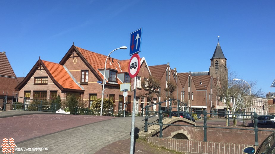 Afsluiting Valbrug in Honselersdijk
