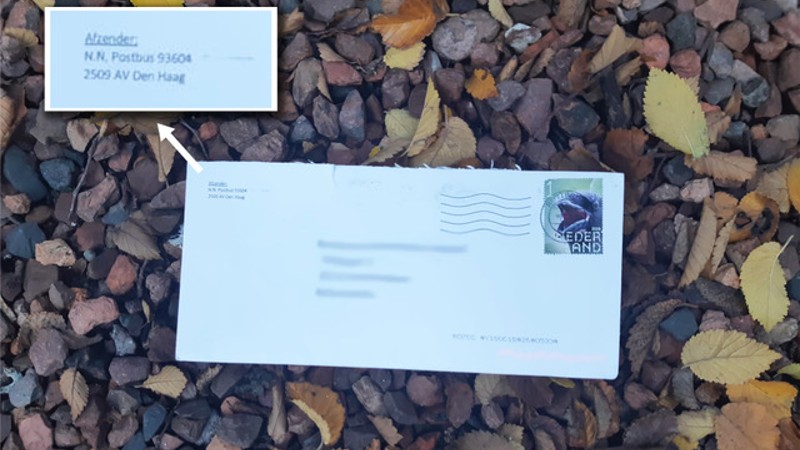 Negentien poederbrieven verstuurd door heel Nederland