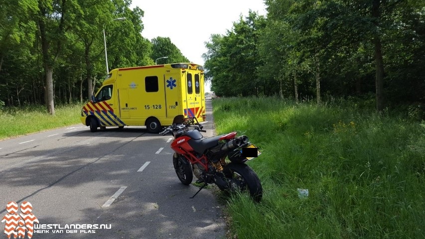 Motorrijder gewond na ongeluk Madesteinweg