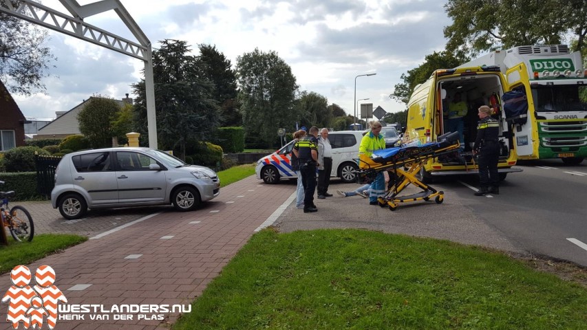 Fietsster gewond bij ongeluk Middel Broekweg