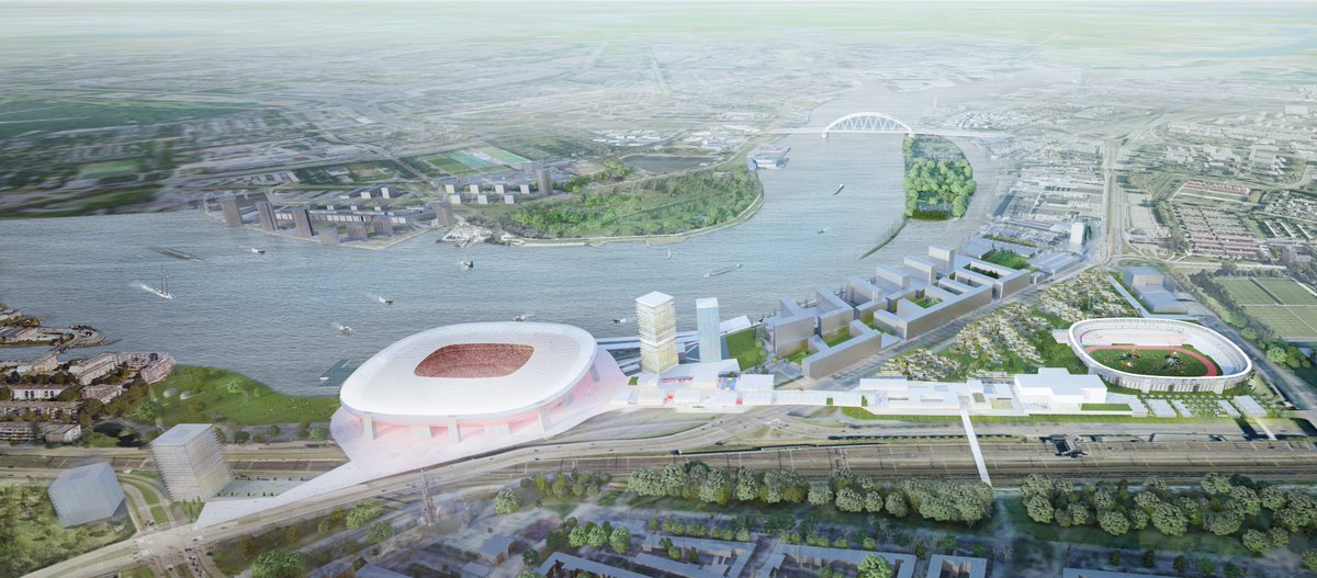 Groen licht voor ontwikkeling Feyenoord City