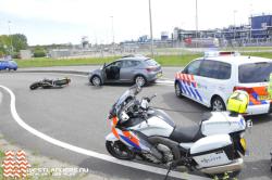 Motorrijder gewond bij ongeluk op de Coldenhovelaan