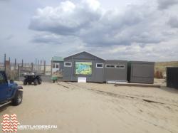 Nieuw strandpaviljoen Jamm Beach staat overeind