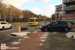 Scooterrijder gewond bij ongeluk Haagweg