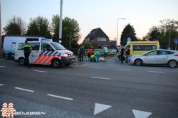 Fietser gewond bij oversteekplaats Burgemeester Elsenweg
