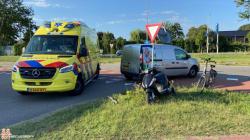 Scooterrijder gewond na ongeluk bij Hoogweg