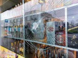 Winkelruit bij Poolse supermarkt vernield