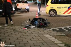 Scooterrijdster gewond na ongeluk Tolland
