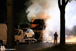 Truck- en containerbranden in de nachtelijke uren