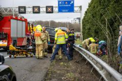 Bestuurder gewond na ongeval op snelweg A20 